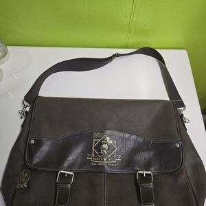 Mickey Mouse Brown and Black Messenger Bag